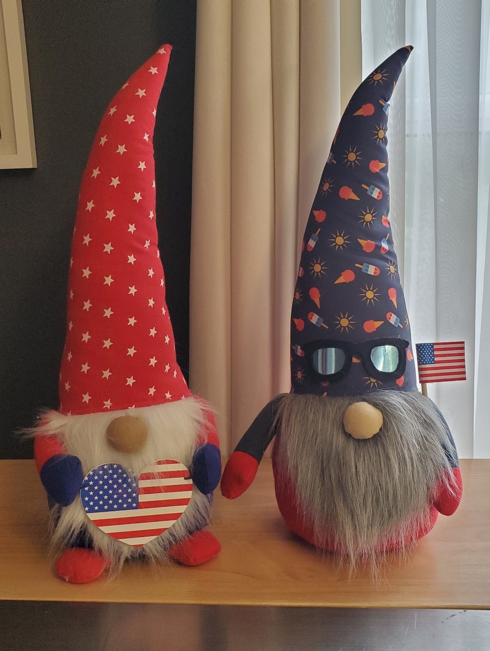 2 20" Kirkton House 4th of July Gnomes